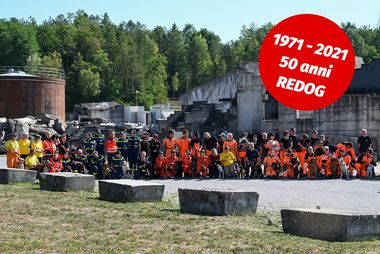 50esimo anniversario di REDOG - Settimana di allenamento Ricerca di dispersi nelle macerie 2022