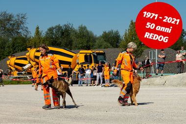 50esimo anniversario di REDOG - Manifestazione della ricerca nelle macerie Svizzera centrale