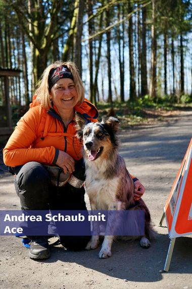 Andrea Schaub mit Ace