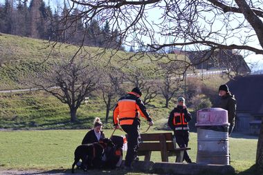 Winterfächer Vermisstensuche